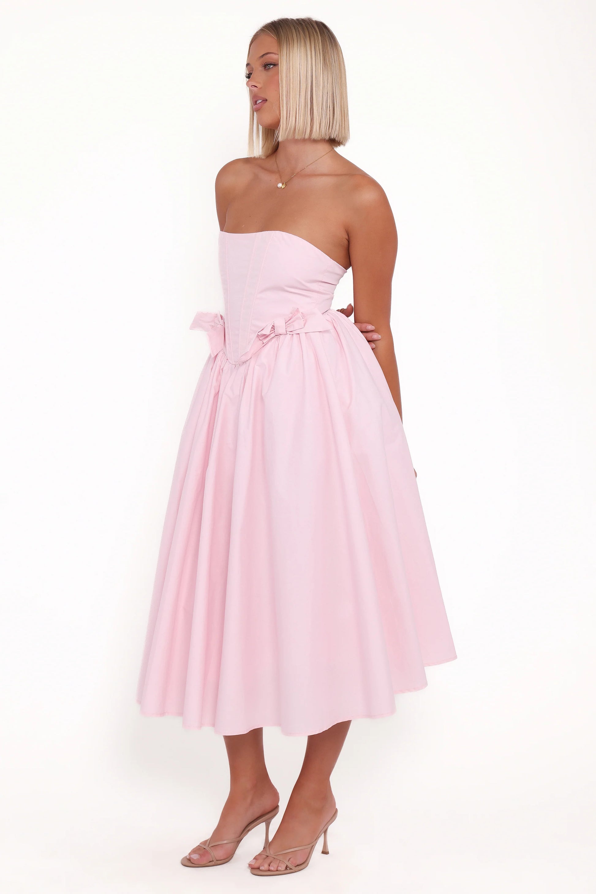 Seren Midi Dress - Pink