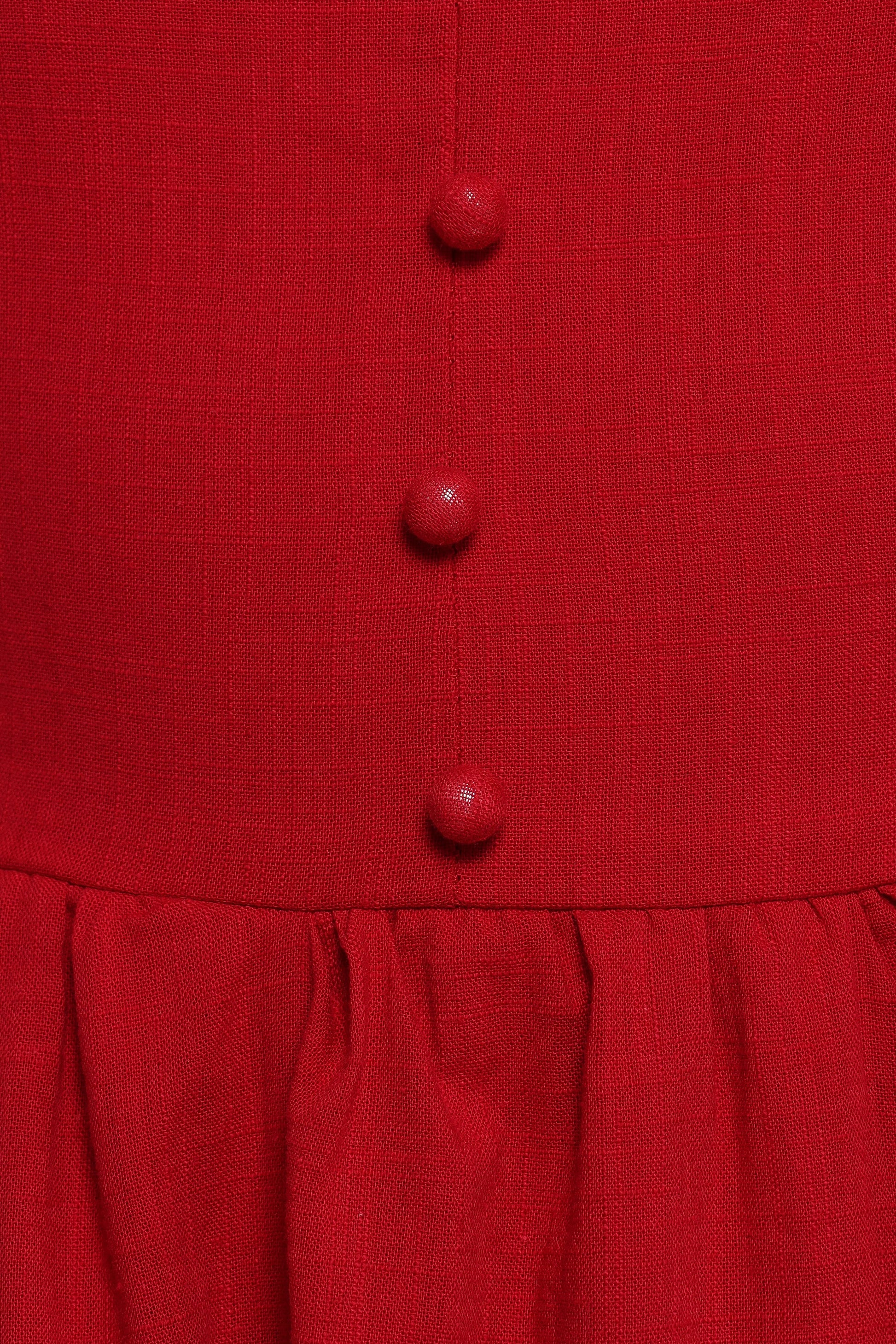 Caty Maxi Dress - Red