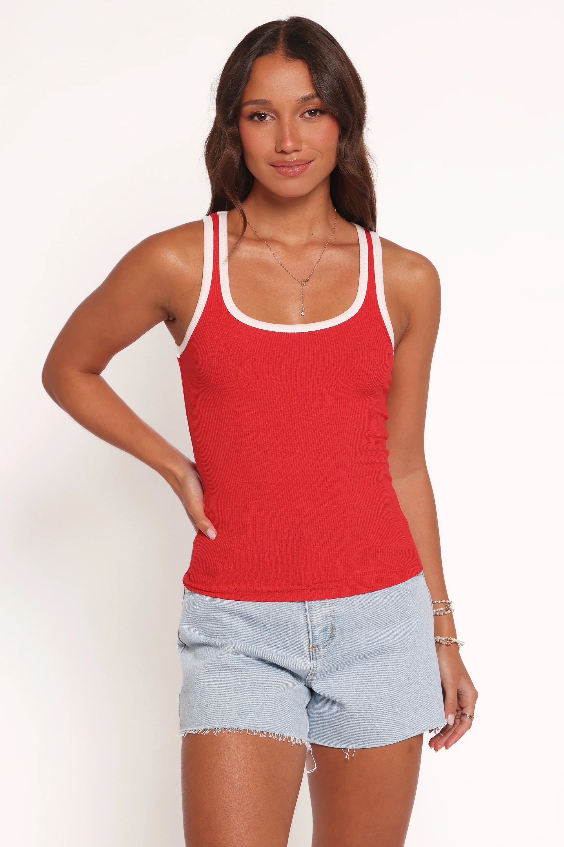 Angelo Tank - Cherry Red