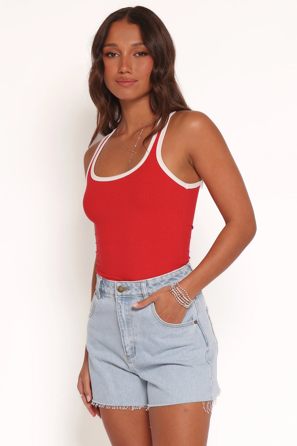 Angelo Tank - Cherry Red