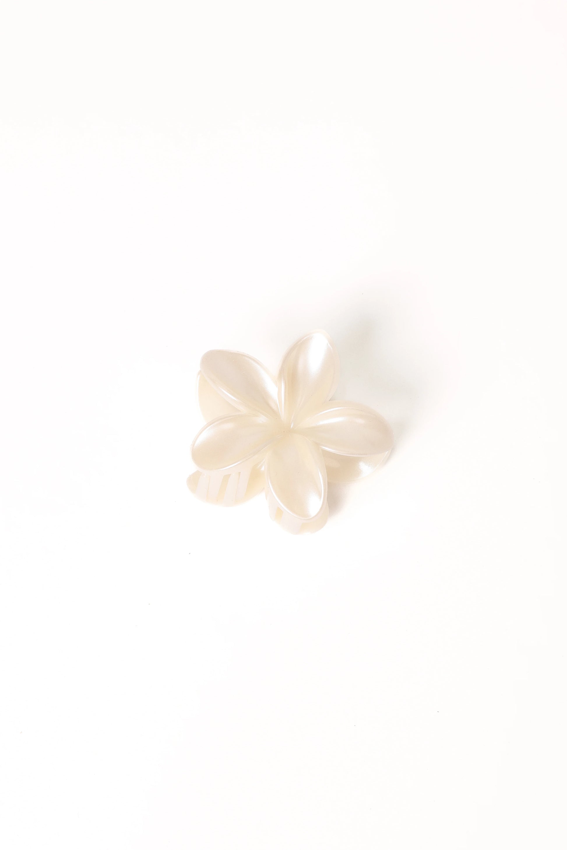 Tiarne Hair Clip - White