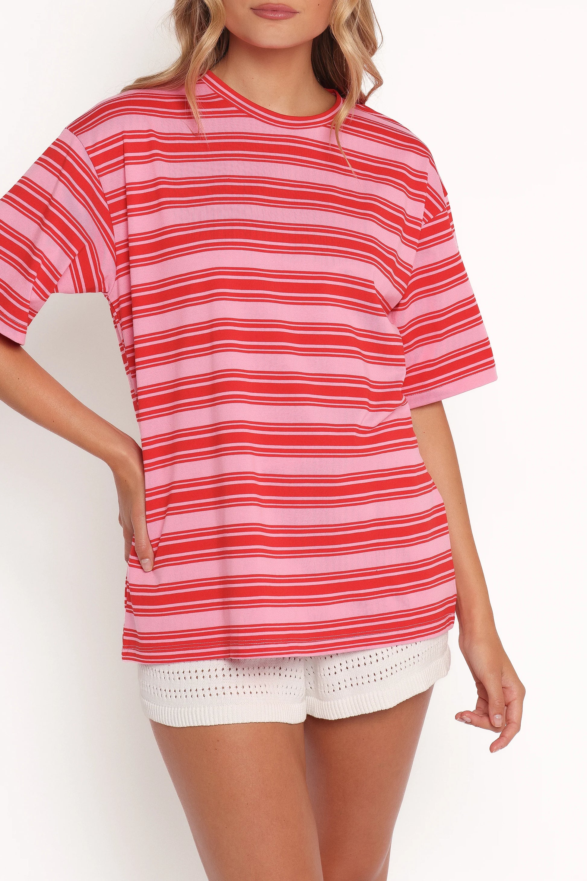 Zestora Tee - Pink Red