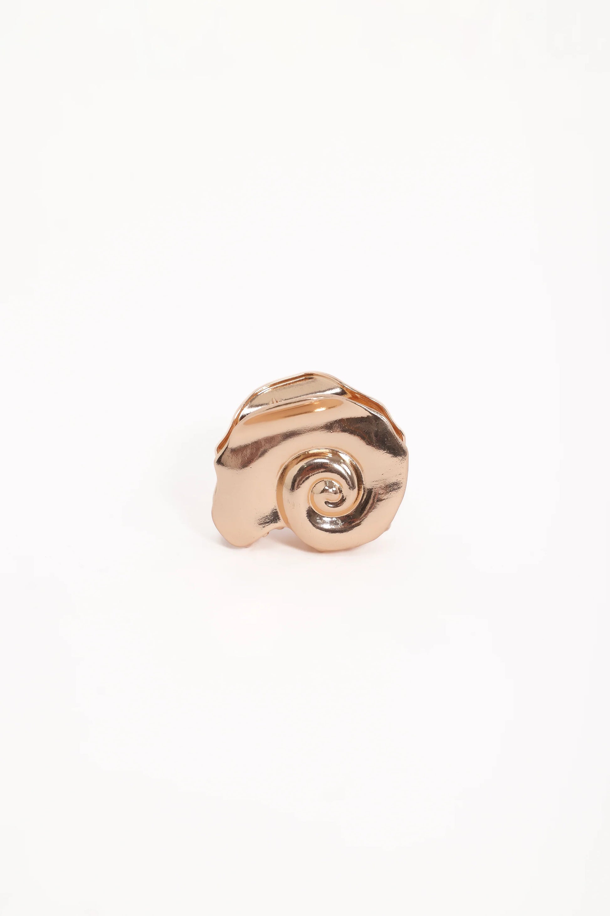 Indy Shell Hair Clip - Gold