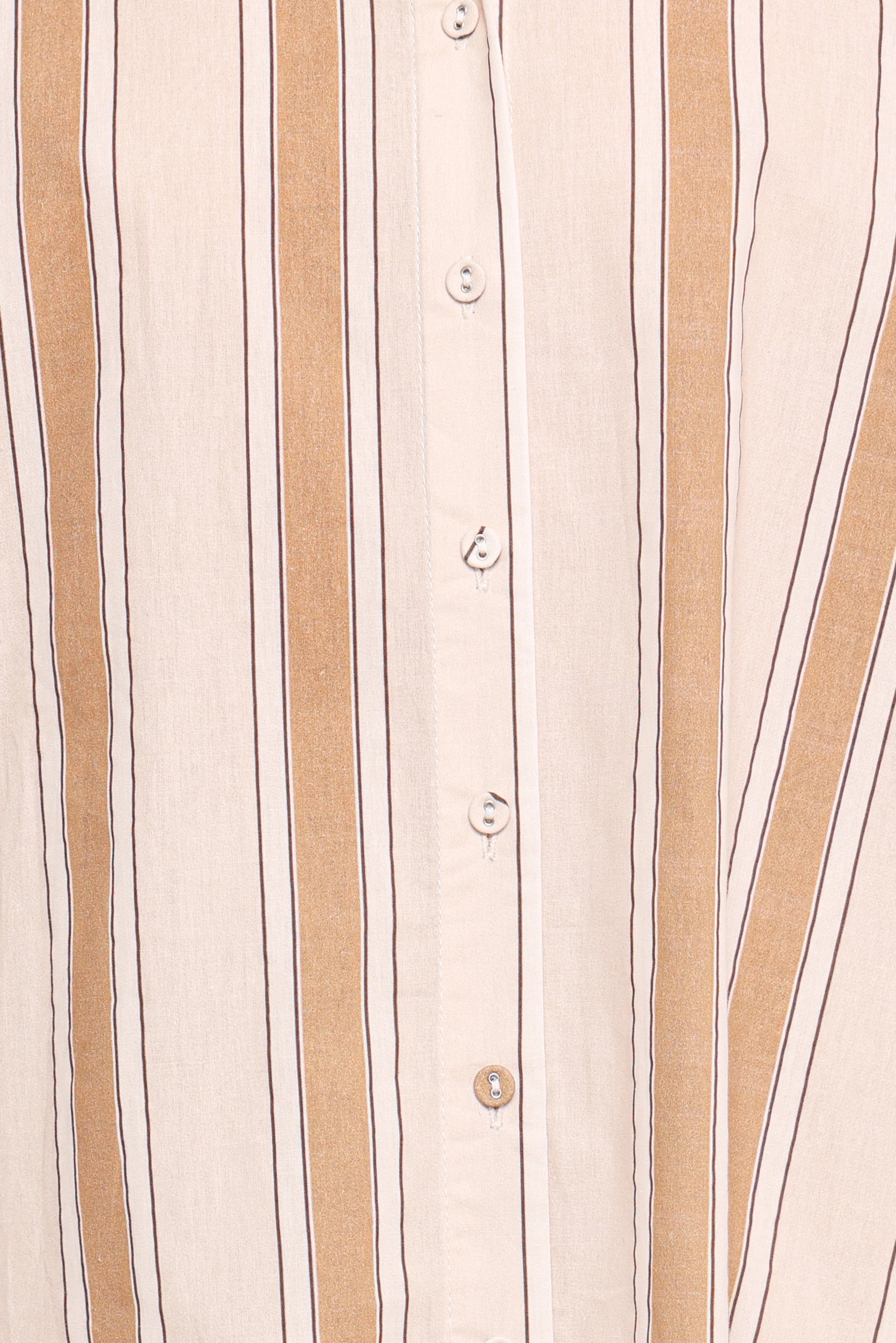 Dean Long Sleeve Short Set - Beige Stripe