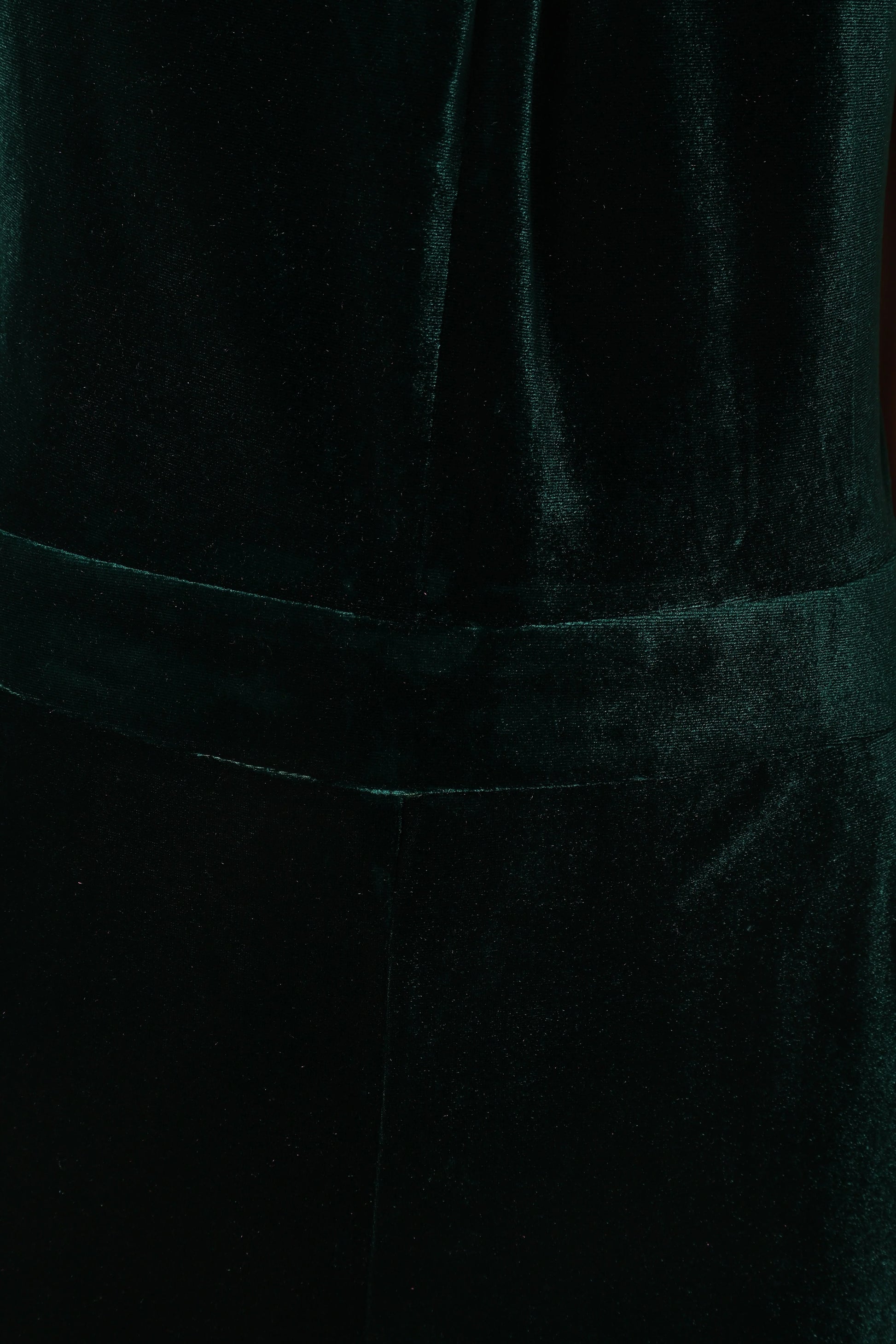 Liberty Velvet Jumpsuit - Hunter Green
