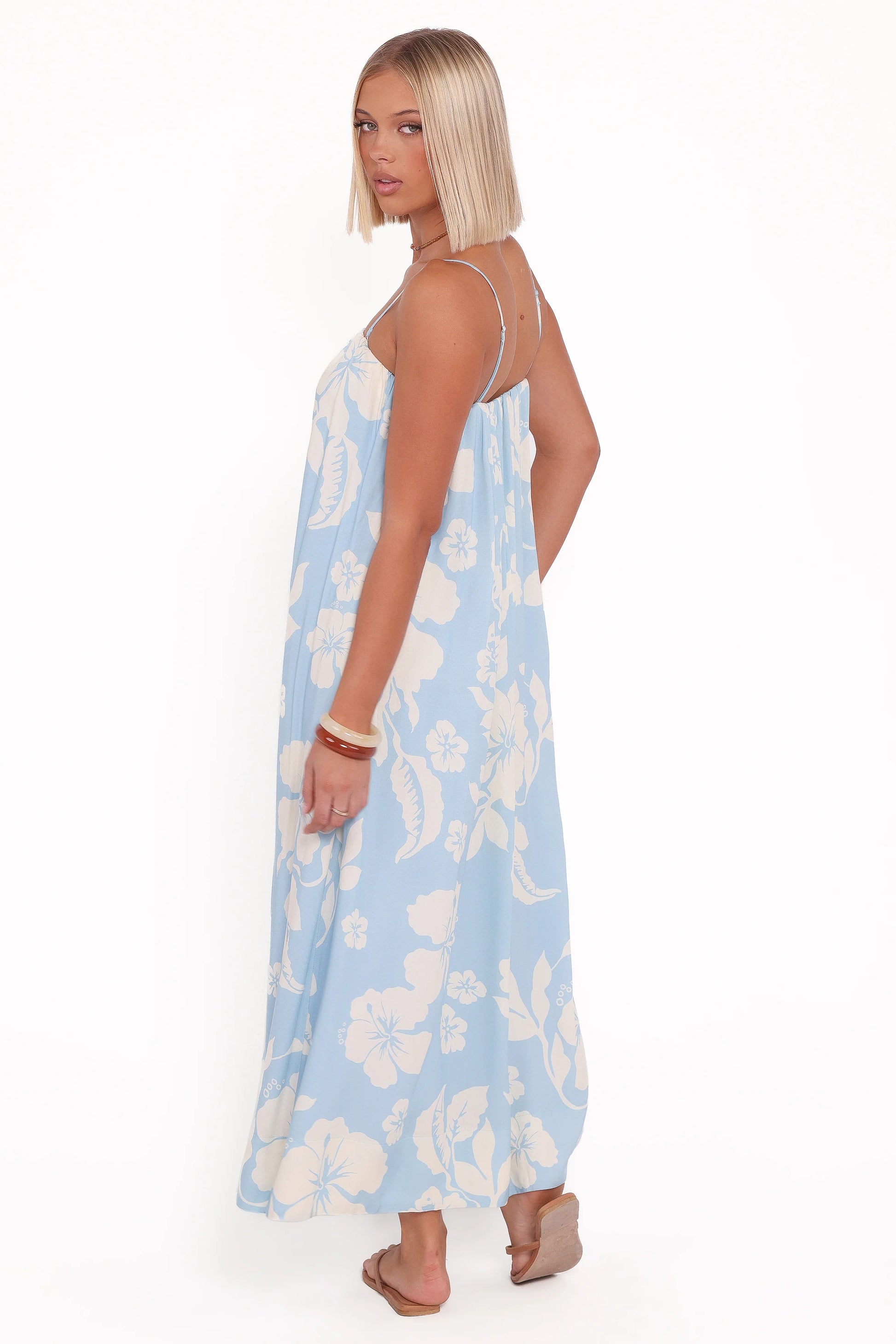 Margherita Maxi Dress - Blue Hibiscus