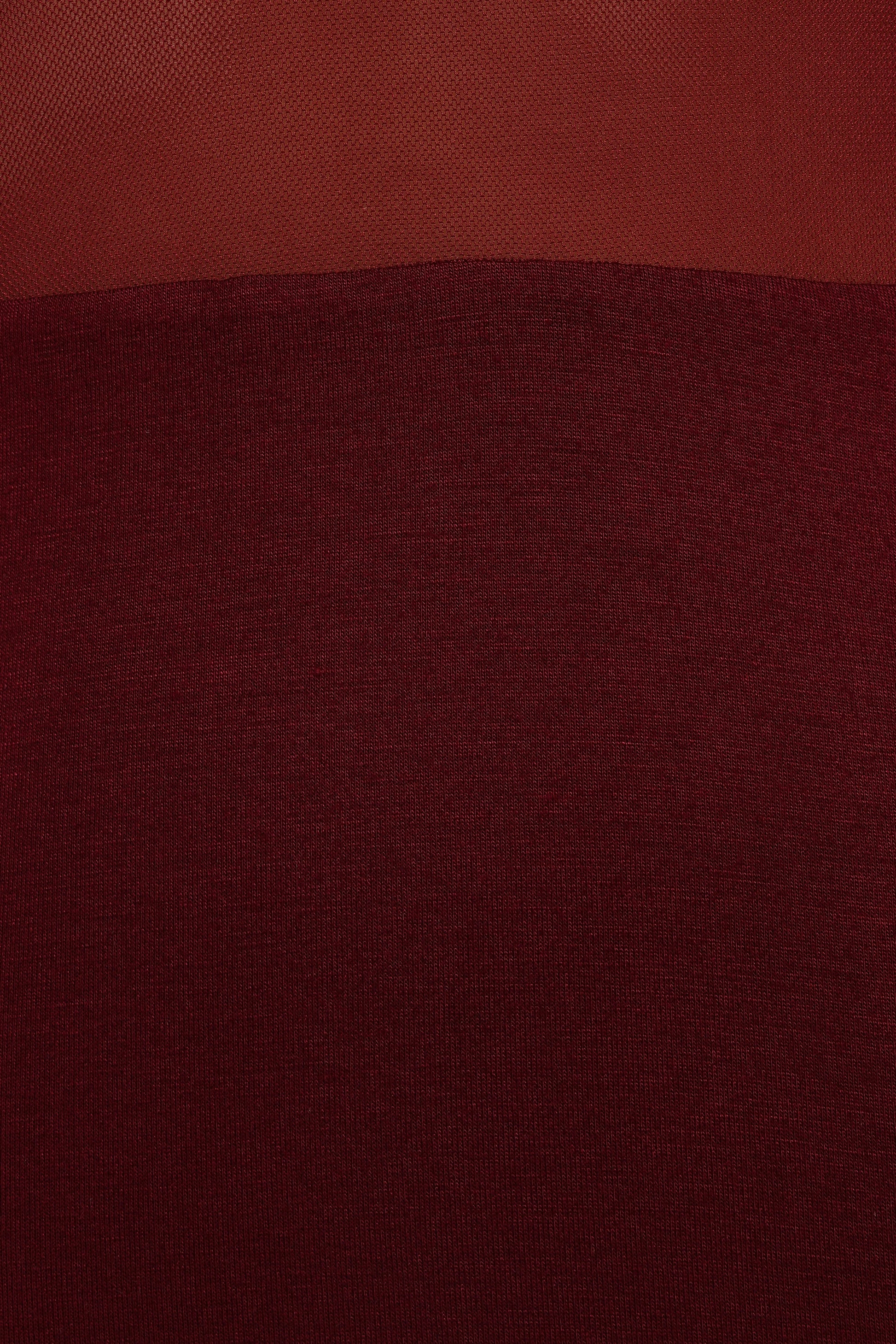 Farrow Long Sleeve Midi Dress - Wine