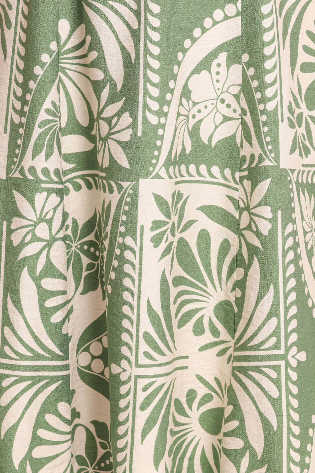 Nevin Top - Green Floral