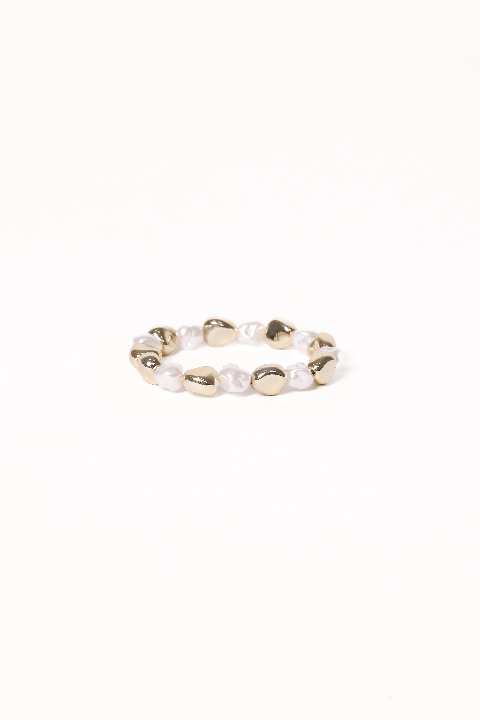 Phoenix Bracelet - Gold/Pearl