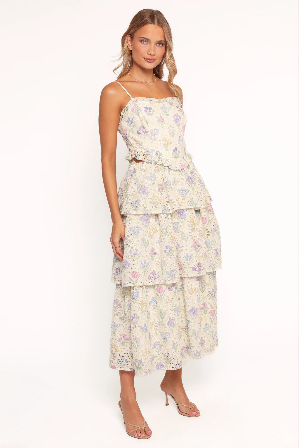 Iveta Midi Dress - Multi Floral