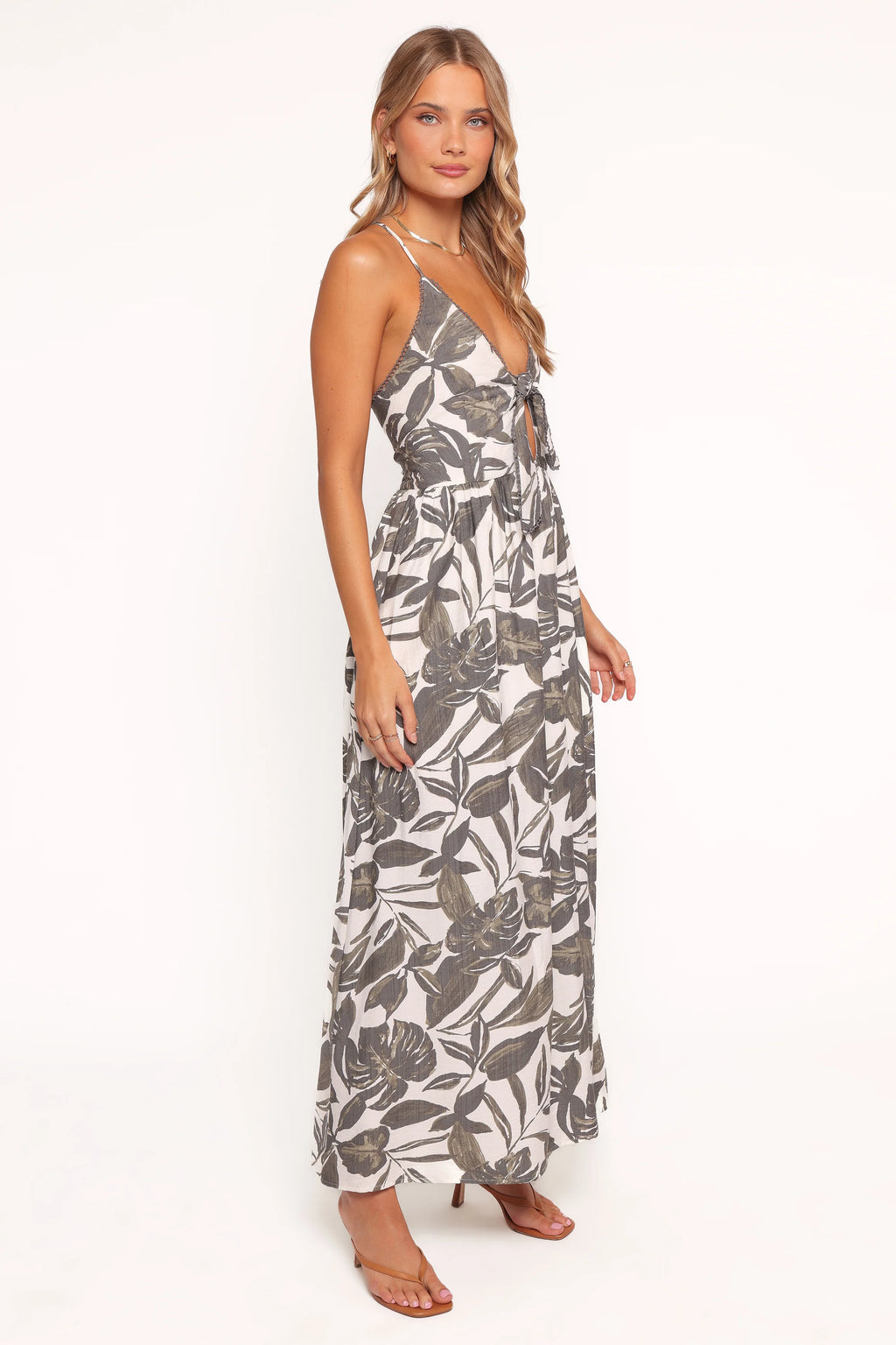 Bray Midi Dress - Vineyard Green