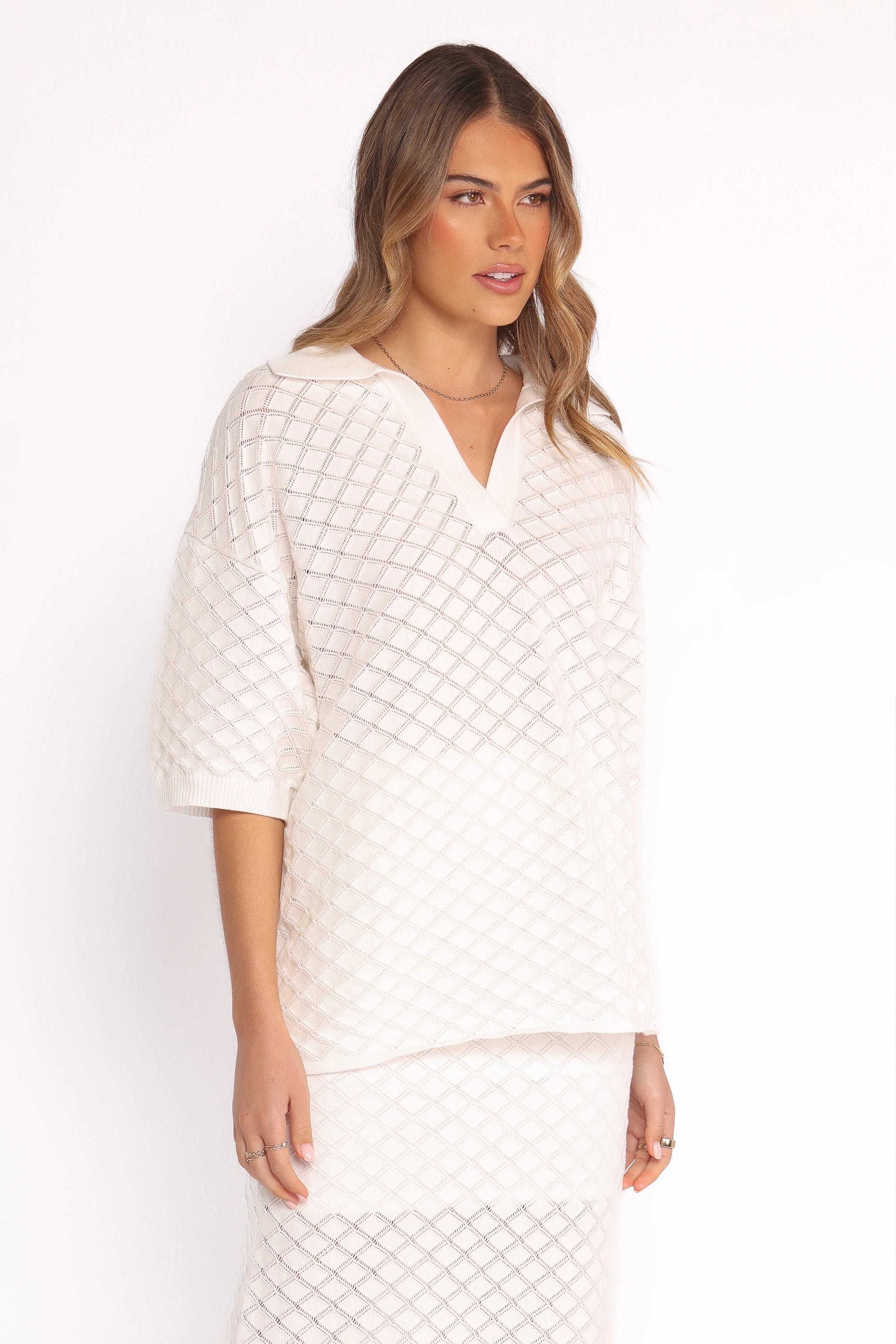 Meera Top - White