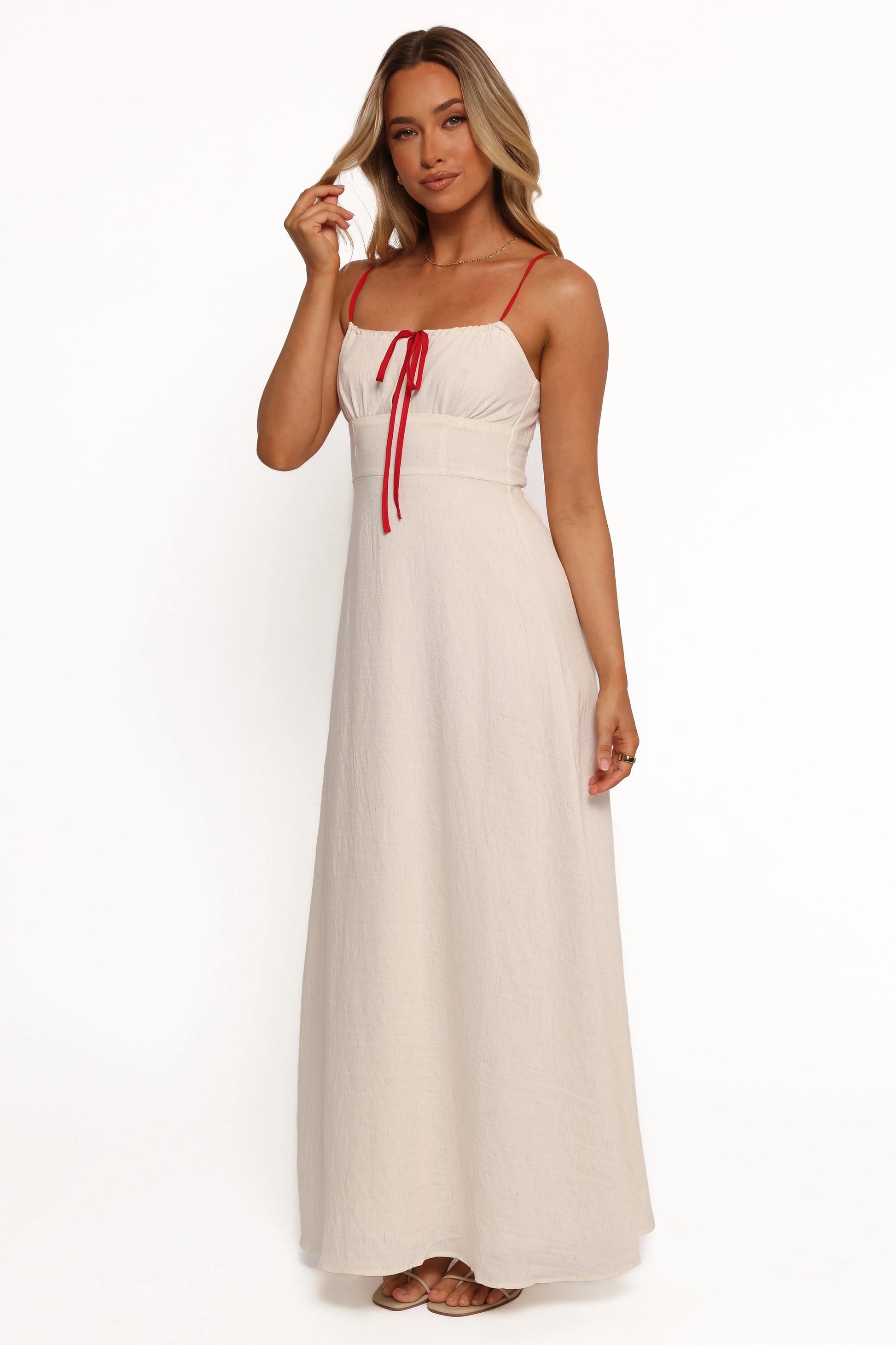 Gracie Midi Dress - Oatmeal