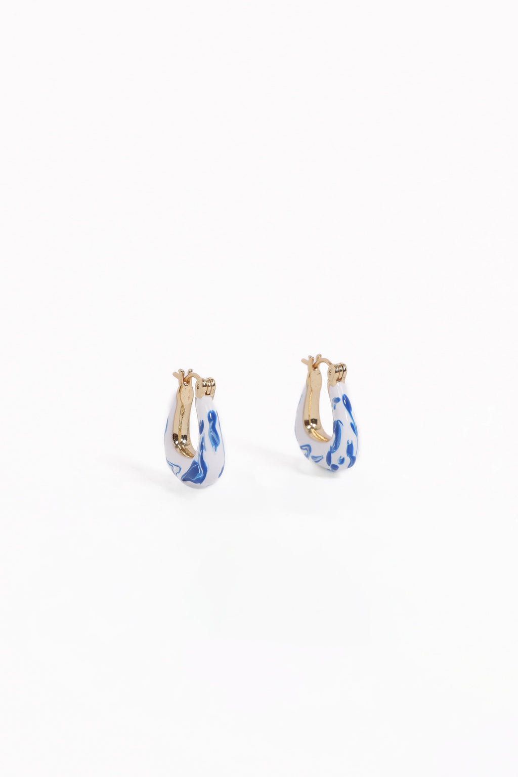 Riven Earrings - Blue