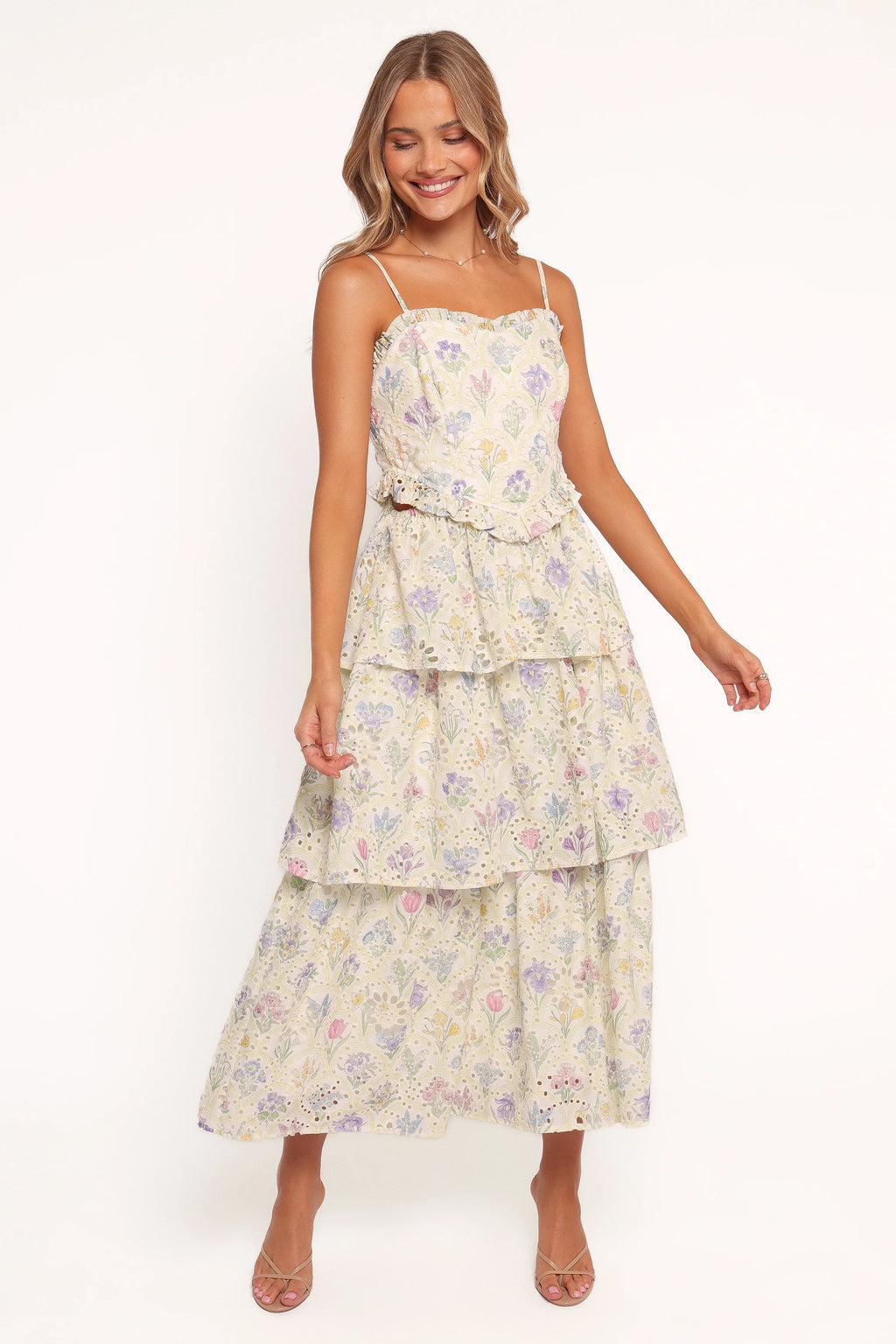 Iveta Midi Dress - Multi Floral