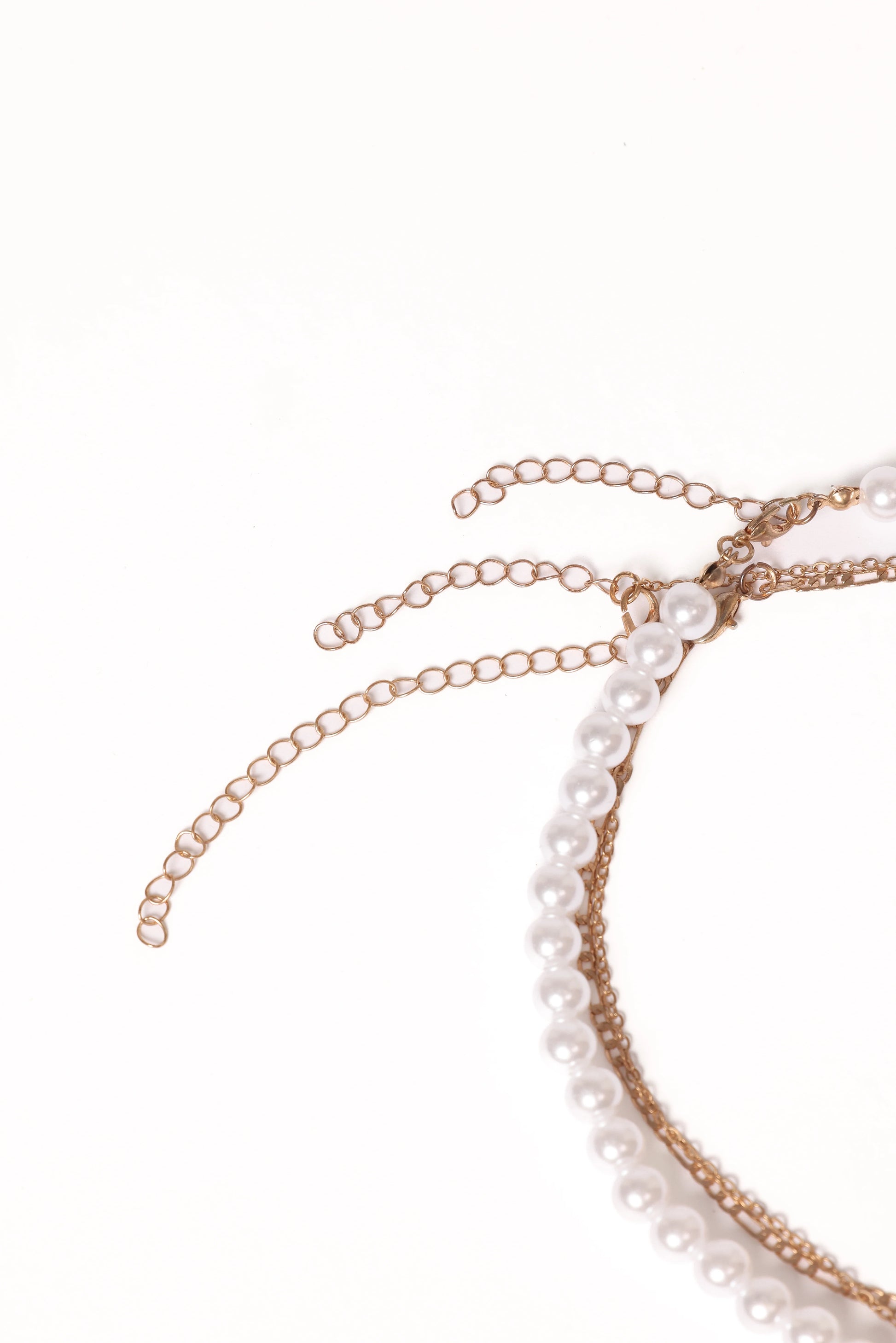 Riviera Necklace - Gold/Pearl